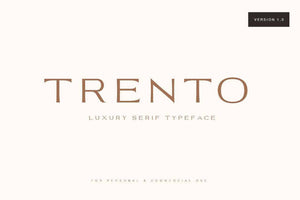 Trento free font - Pixellogo