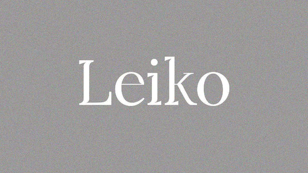 Leiko free font - Pixellogo