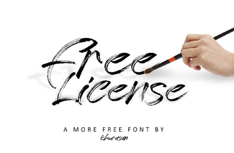 Free License font - Pixellogo