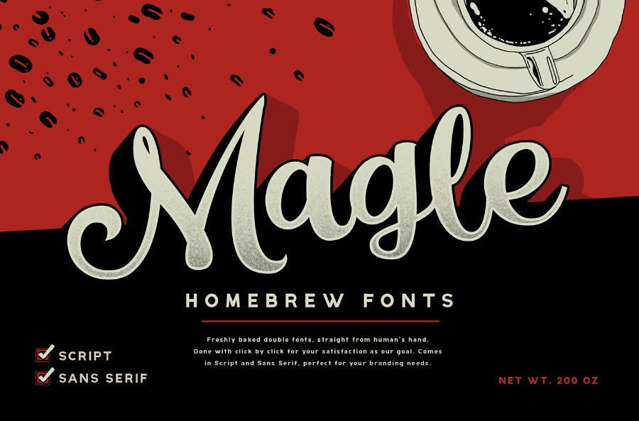 Magle Script Free Font Demo - Pixellogo