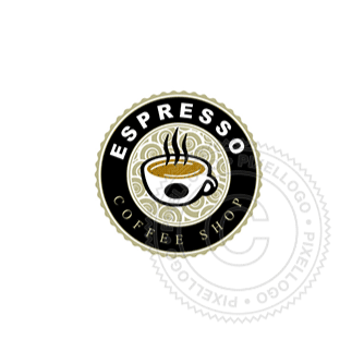 Circle Logo - Coffee Shop logo Maker - Pixellogo