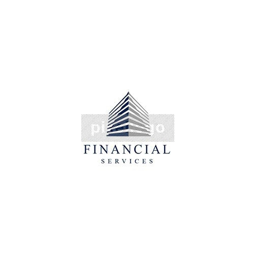 Financial Building - Pixellogo