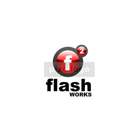 Flash Works - Pixellogo