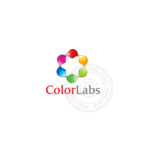 Color Wheel Design - Pixellogo