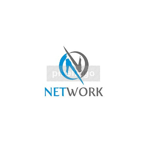 Technology Brush Network - Pixellogo