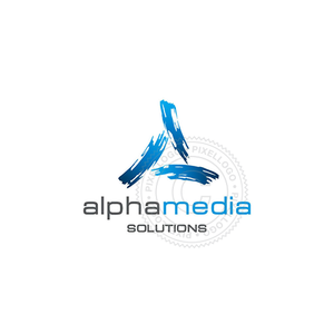 Alpha Brush logo - Pixellogo