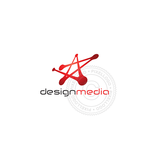 Atomic Star Logo Design - Pixellogo