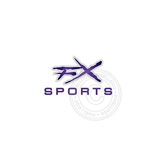 Fx Brush Painted Sports - Pixellogo