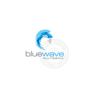 Blue Wave Broadband - Pixellogo