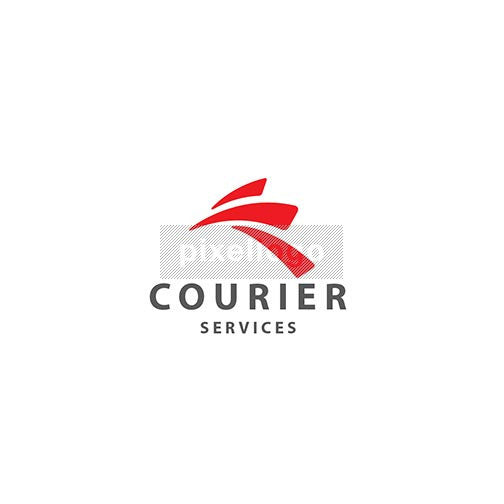 Premium Vector | Abstract box logo with initial letters de for courier  service company