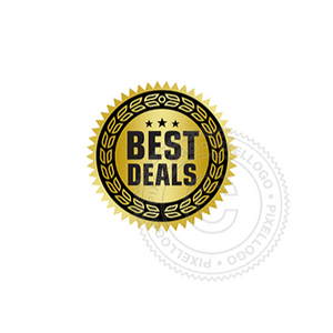 Best Deal Seal Logo - Pixellogo