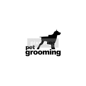 Pet Grooming Logo Template - Pixellogo