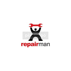 Repairman - Man Holding Wrench