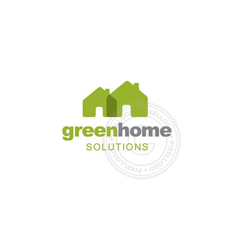 Green Housing Solutions - Pixellogo