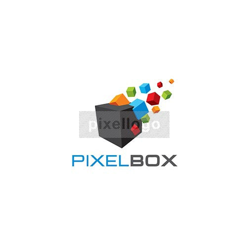 Color Pixel Logo - Pixellogo