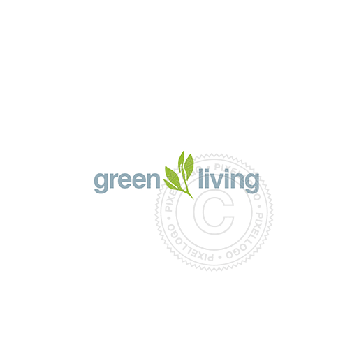Green Living - Pixellogo