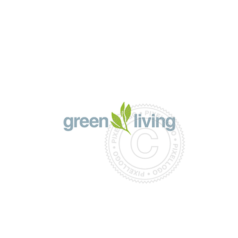 Green Living - Pixellogo