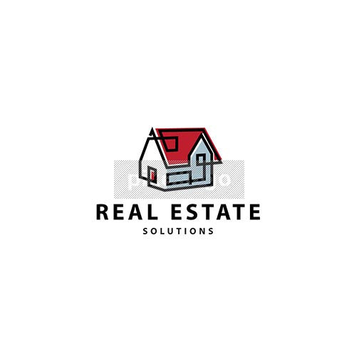 Real Estate - House - Pixellogo