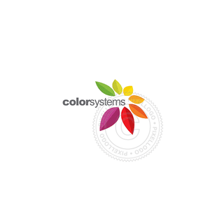 Color Spectrum - Color Leaves - Pixellogo