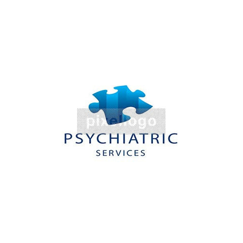 Psychiatric Logo- Puzzle Piece - Pixellogo