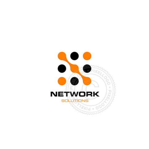Network Technology - Pixellogo