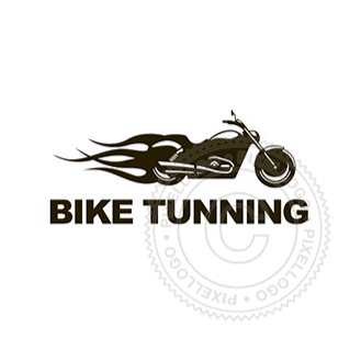 Bike Builders logo - Bike Garage Logo - Pixellogo