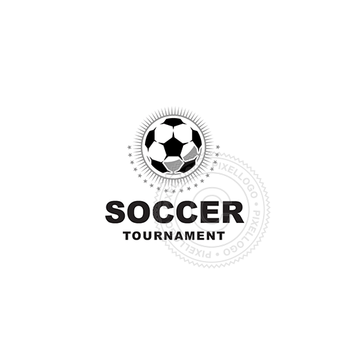 Football Logo - soccer ball - Pixellogo