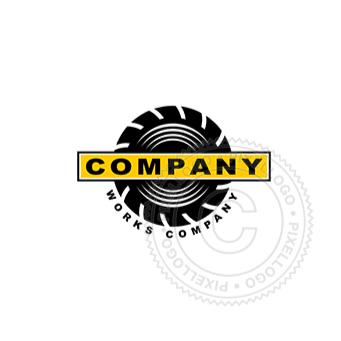 Carpenter Logo - Saw Emblem - Pixellogo