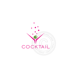 Martini bar Logo - Pixellogo