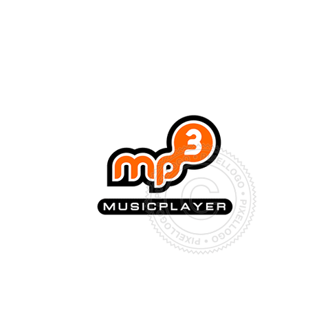 Free MP3 logo - Pixellogo