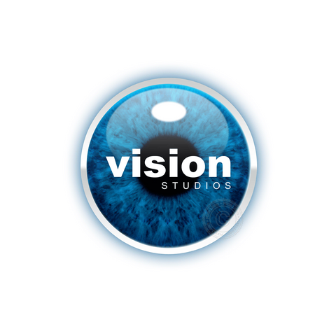 Optometrist logo - Realistic Pupil Logo - Pixellogo