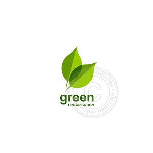 Green Leaf - Pixellogo