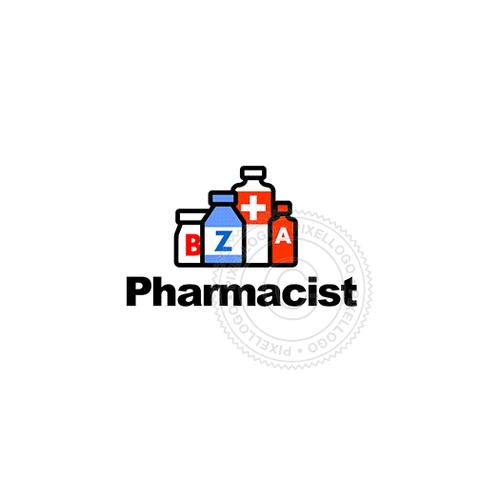 Pharmacy Logo - Pixellogo