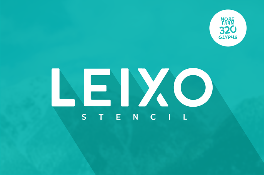 LEIXO Free font - Pixellogo