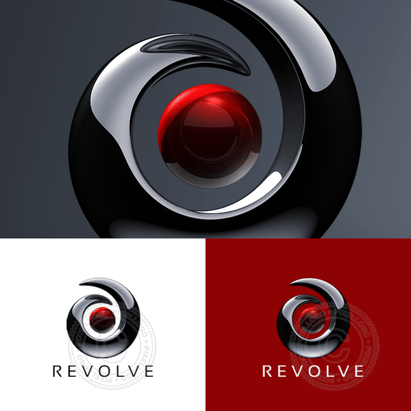 3D logo Maker software - 3D logo design Revolve |  Pixellogo