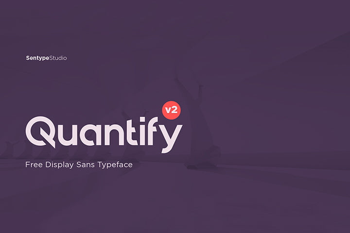 Quantify Sans Free font - Pixellogo