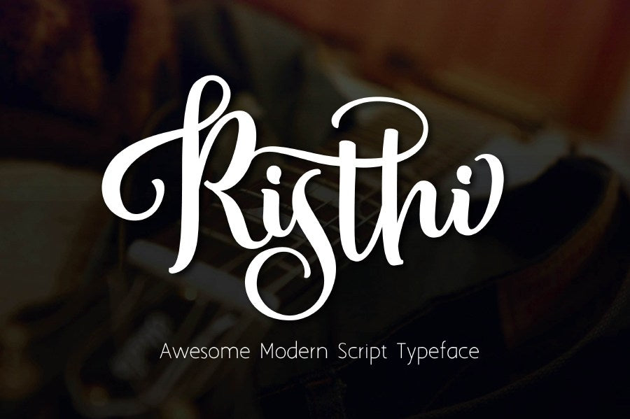 Risthi Script Free Demo Typeface - Pixellogo