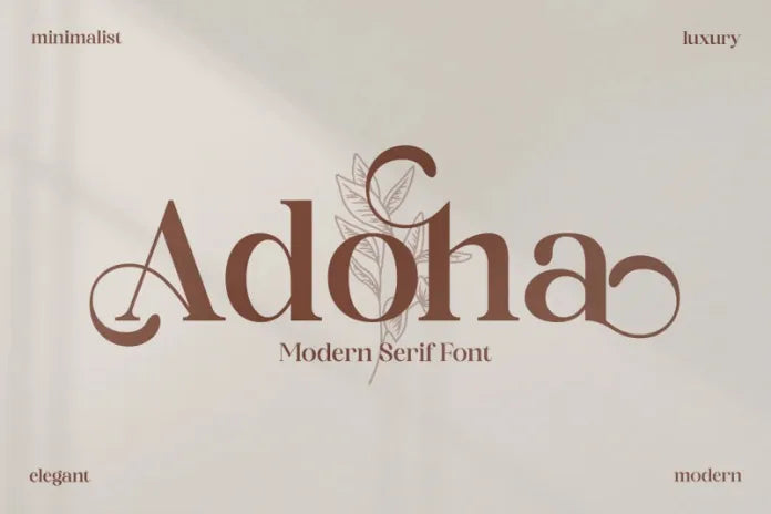 Aloha Serif Free font - Pixellogo