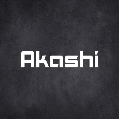 Akashi free font - Pixellogo