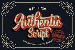 Authentic Script Free Font - Pixellogo