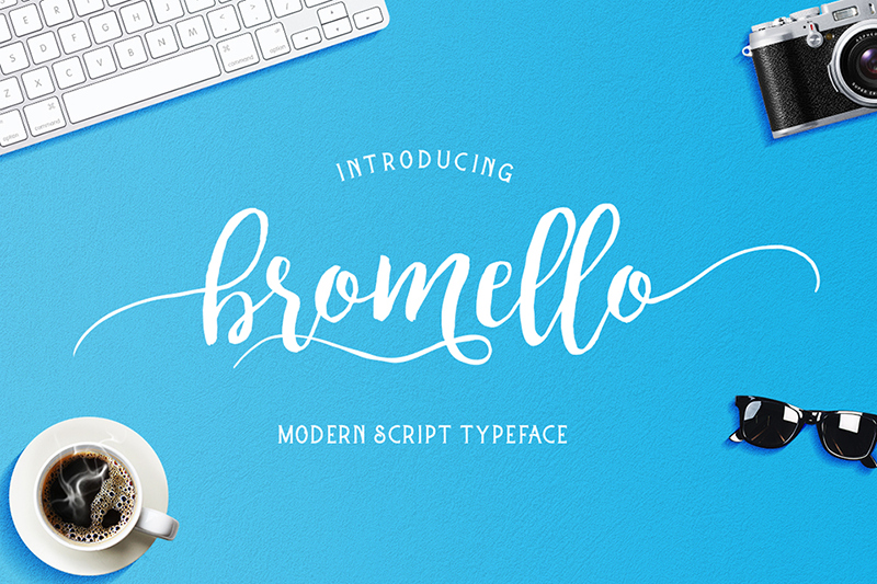 Bromello Free Font - Pixellogo