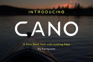 Cano Sans free font - Pixellogo