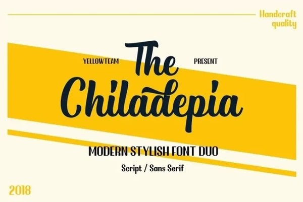 Chiladepia-sans-serif Free font - Pixellogo