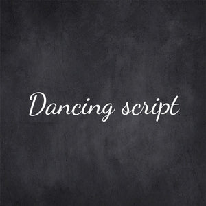 dancing-script free font - Pixellogo