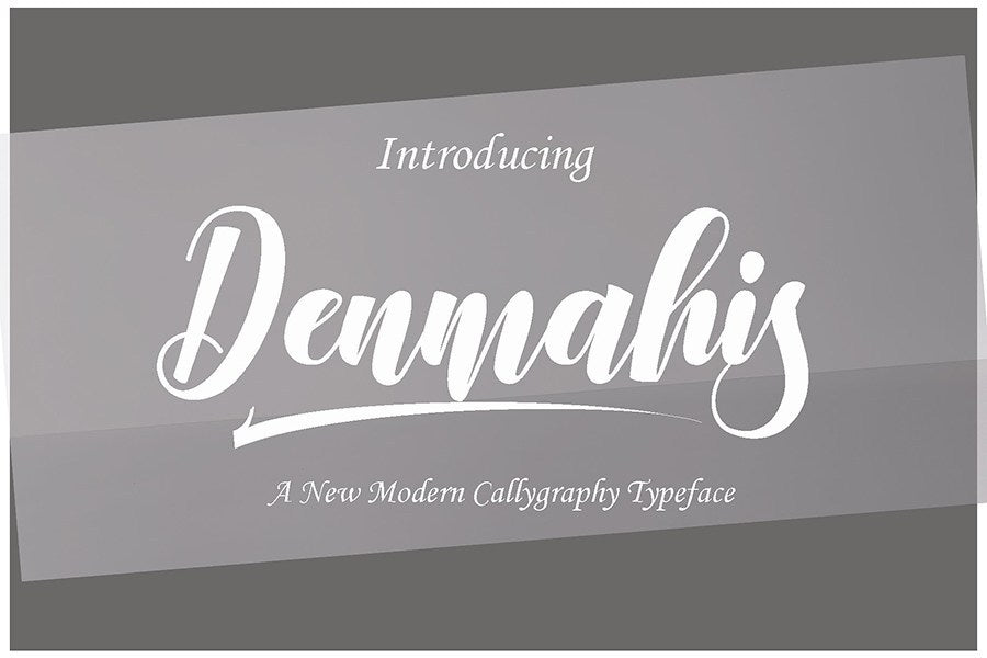 Denmahis Script Font - Pixellogo
