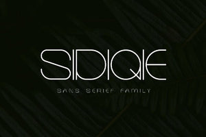 Sidiqie free font - Pixellogo