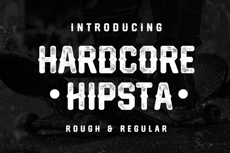 Hardcore Hipsta Font - Pixellogo