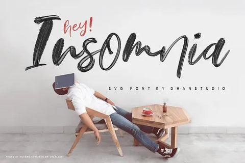 Insomnia Free font - Pixellogo