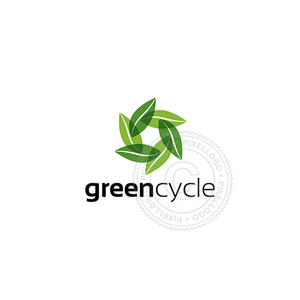 Green Cycle - Pixellogo