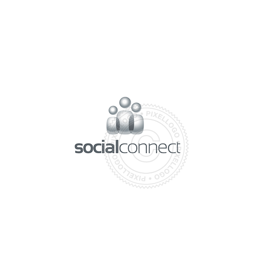 Social Connect - Pixellogo